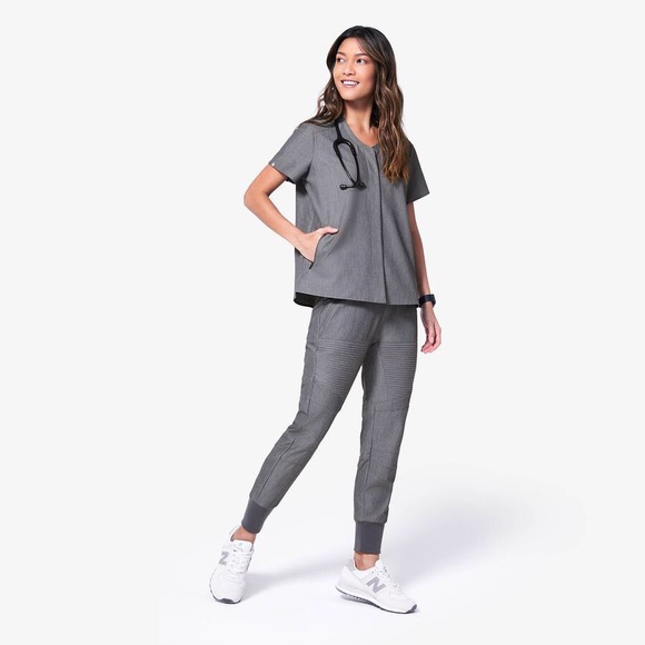 Figs Esteli Moto Scrub Joggers 